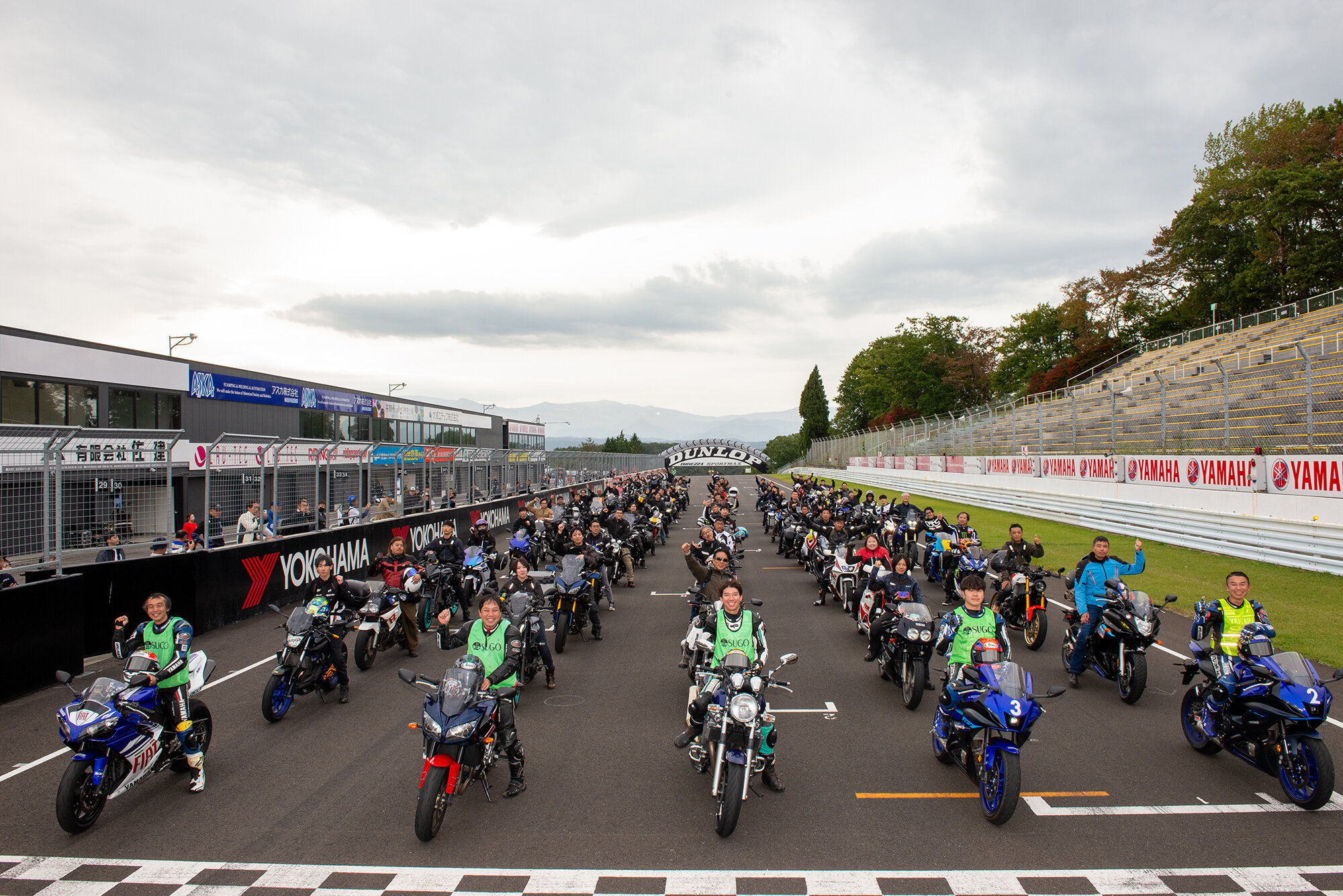 ヤマハのホームコースであるスポーツランドSUGOで開催するのですから