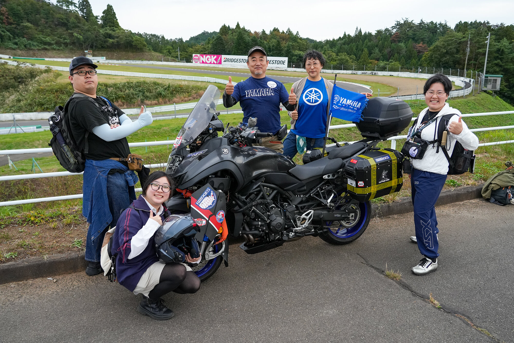 お父さんはNIKENで、お母さんに長女、長男、次女のご家族は車で来場くださいました。ご家族の結束力&仲の良さがにじみ出ています。