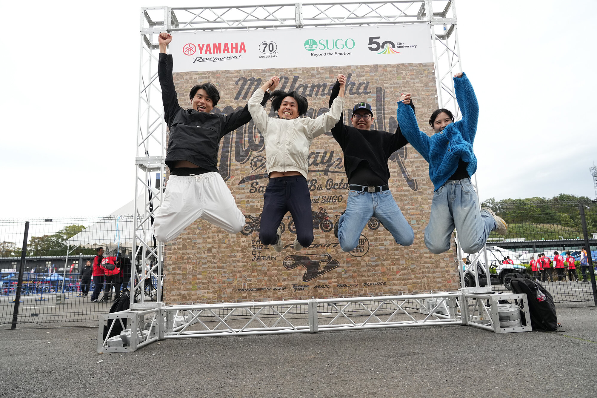 My Yamaha Motorcycle Dayはヤマハのバイクが好き、ヤマハファン、バイクに興味があるという方であれば、どなたでも大歓迎のイベントです。