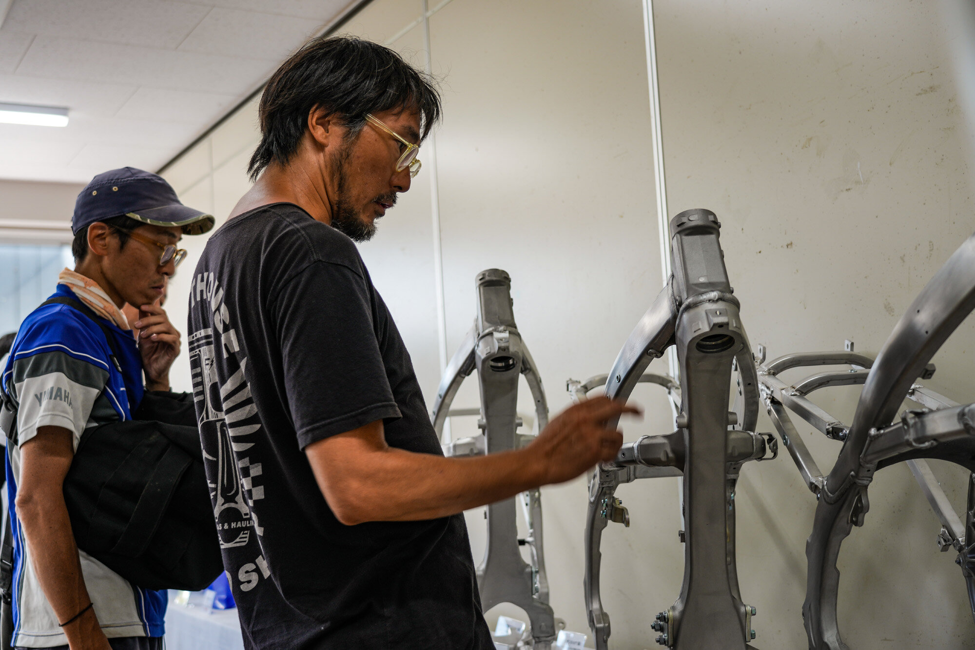 さらに、手塩にかけて新たに開発した数々のパーツを展示してじっくりご確認いただきました。