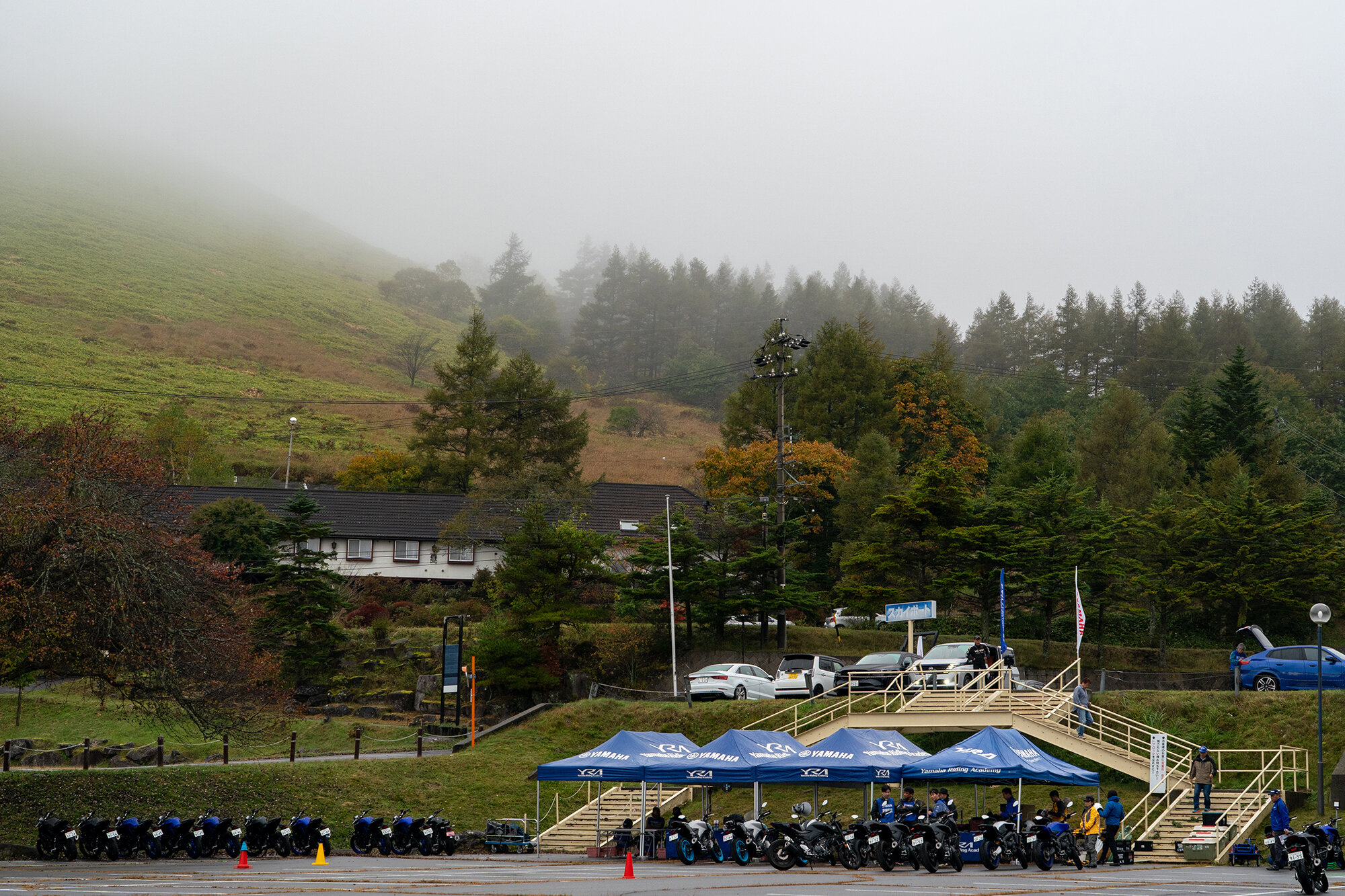 ツーリングスポットで集合＆解散の