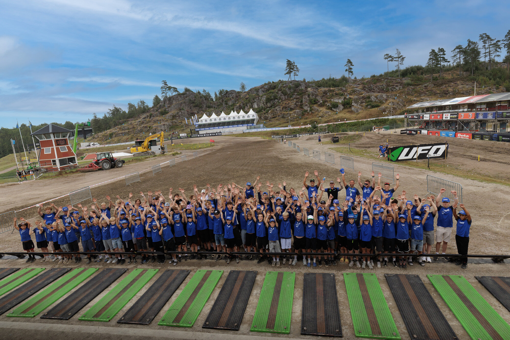 決勝にはYZ65が36名、YZ85は33名、YZ125には38名の合計107名が出走。