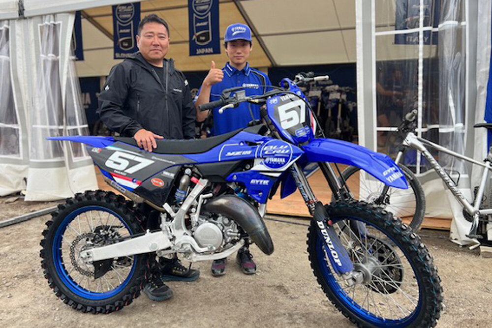 髙木選手は埼玉在住の高校1年生で、今年から全日本IBOPENにYZ125で参戦。