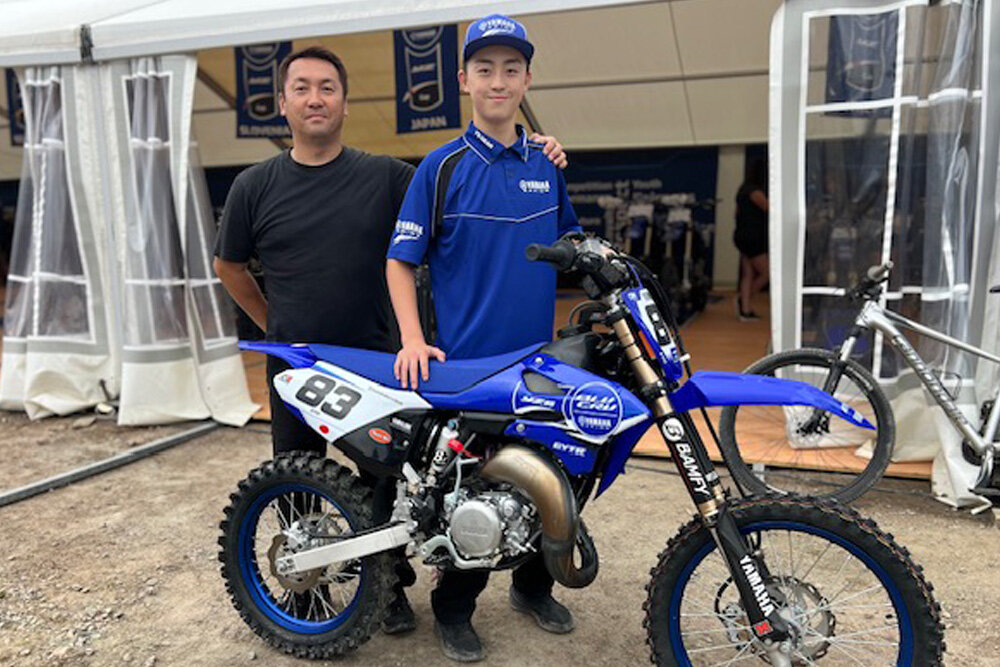 MOTION RACINGに所属の江藤選手は福岡在住の中学2年生。