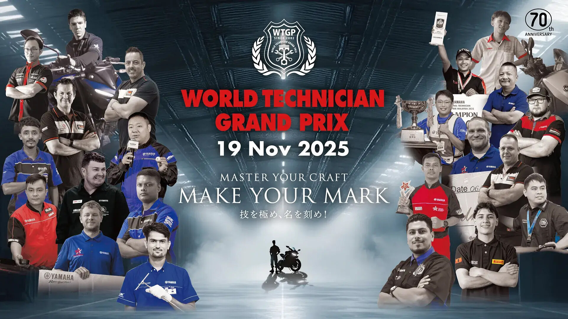 9回目の開催となる今回は、全世界で約35,700人いるYTA資格整備士のうち