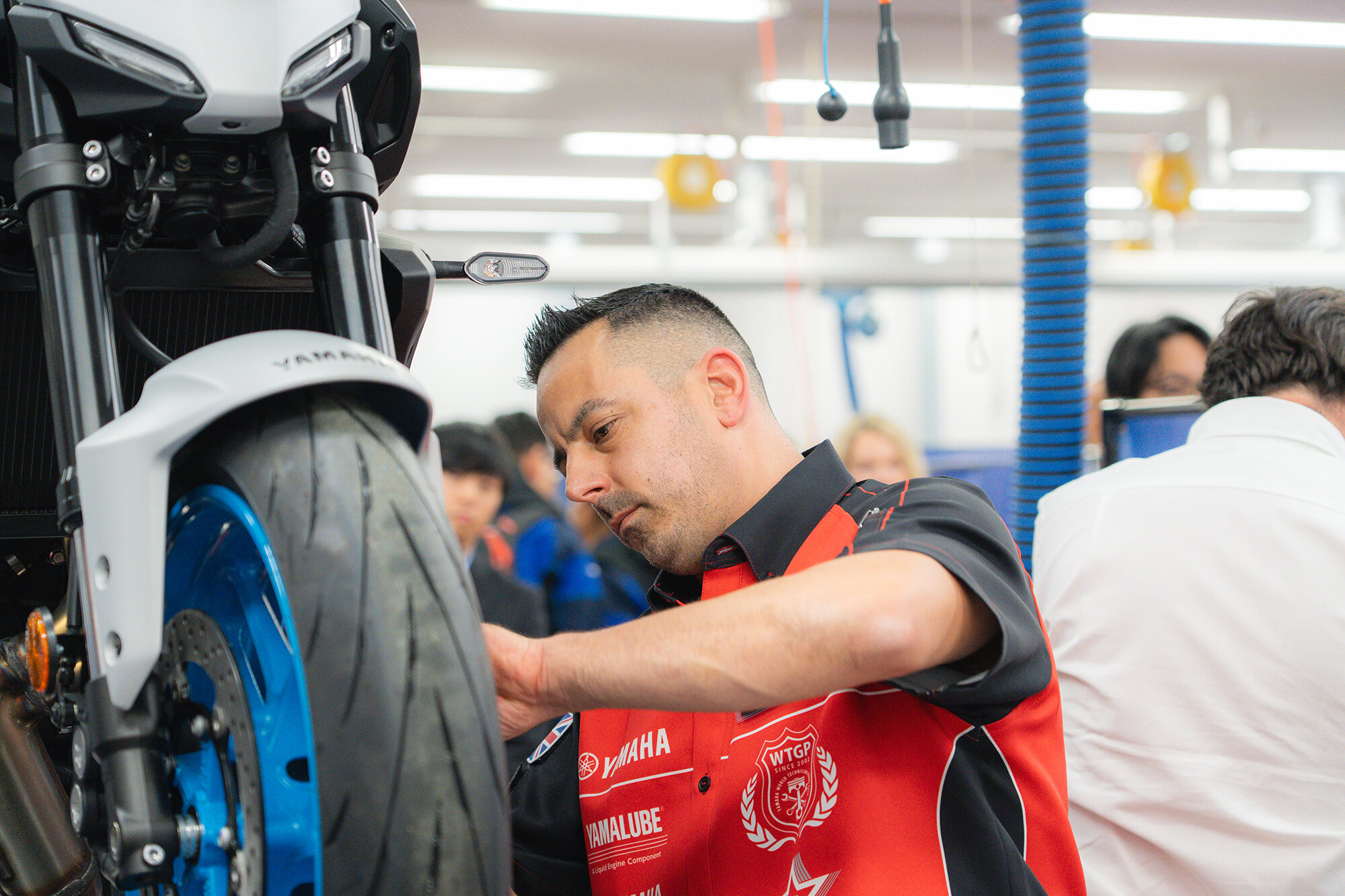修理が終わった後に、点検作業に移ります