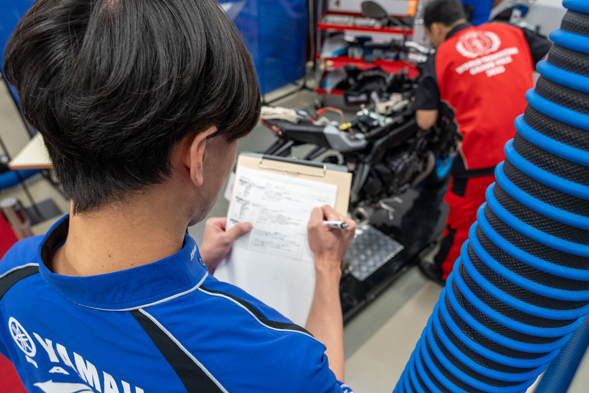 ちなみに「故障診断競技」の採点のポイントは