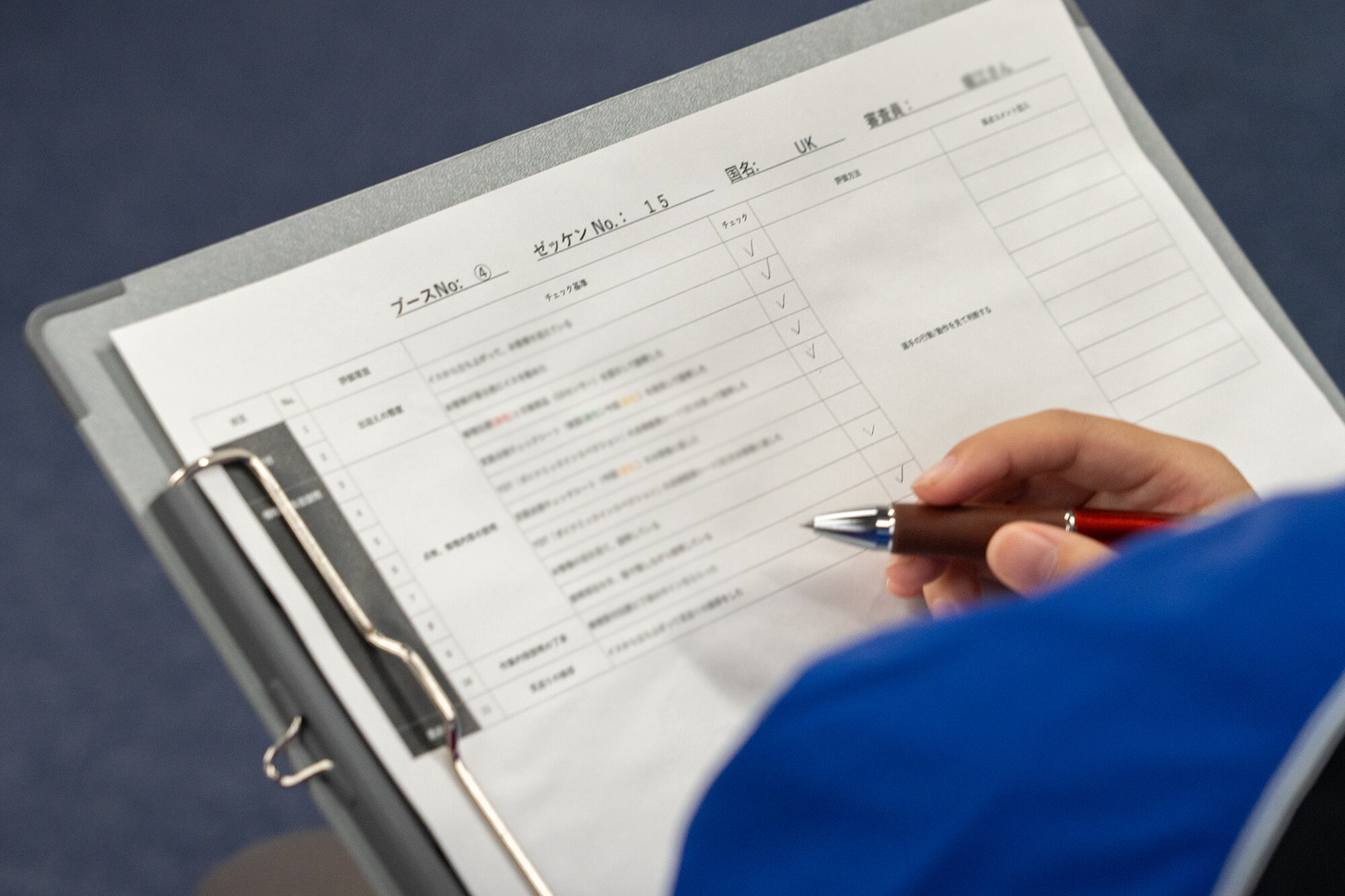 「お客さま対応競技」の採点のポイントは