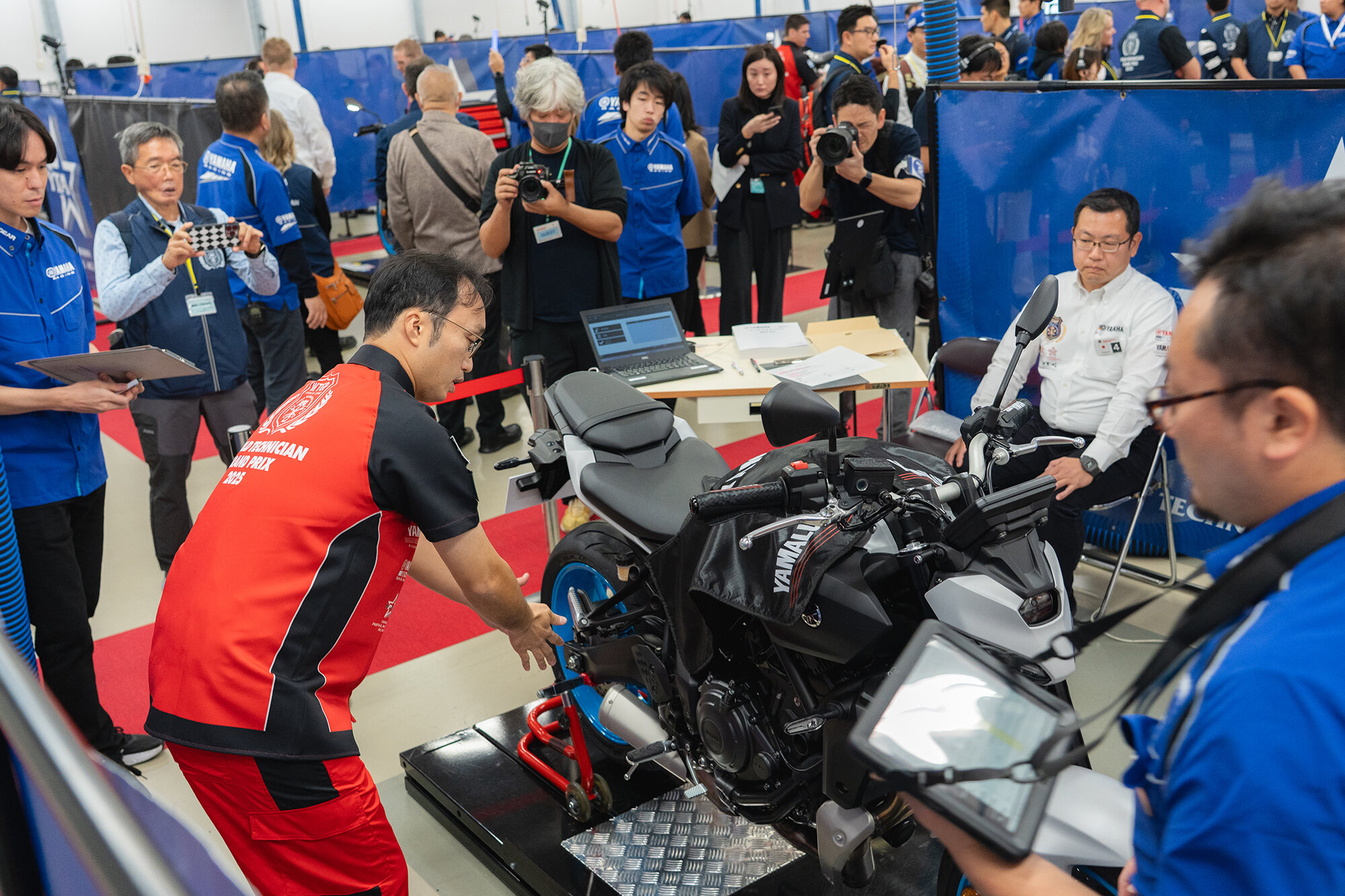 日本開催ということもあり、取材に来ていたメディアや来賓の方々も清野さんに大注目