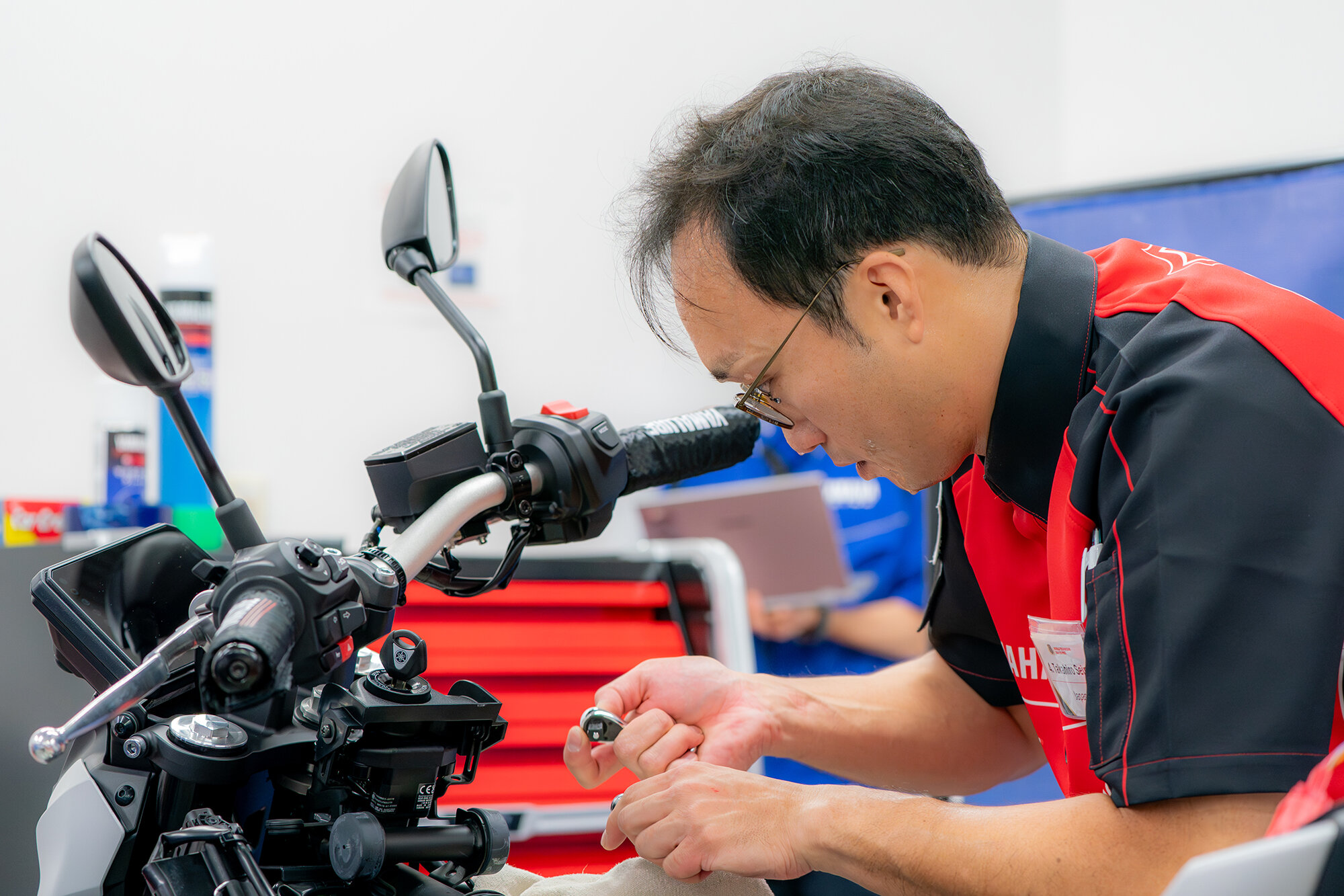 慌ただしくパーツを外してチェックし、車両の状態をYDTで何度も繰り返し確認しますが、