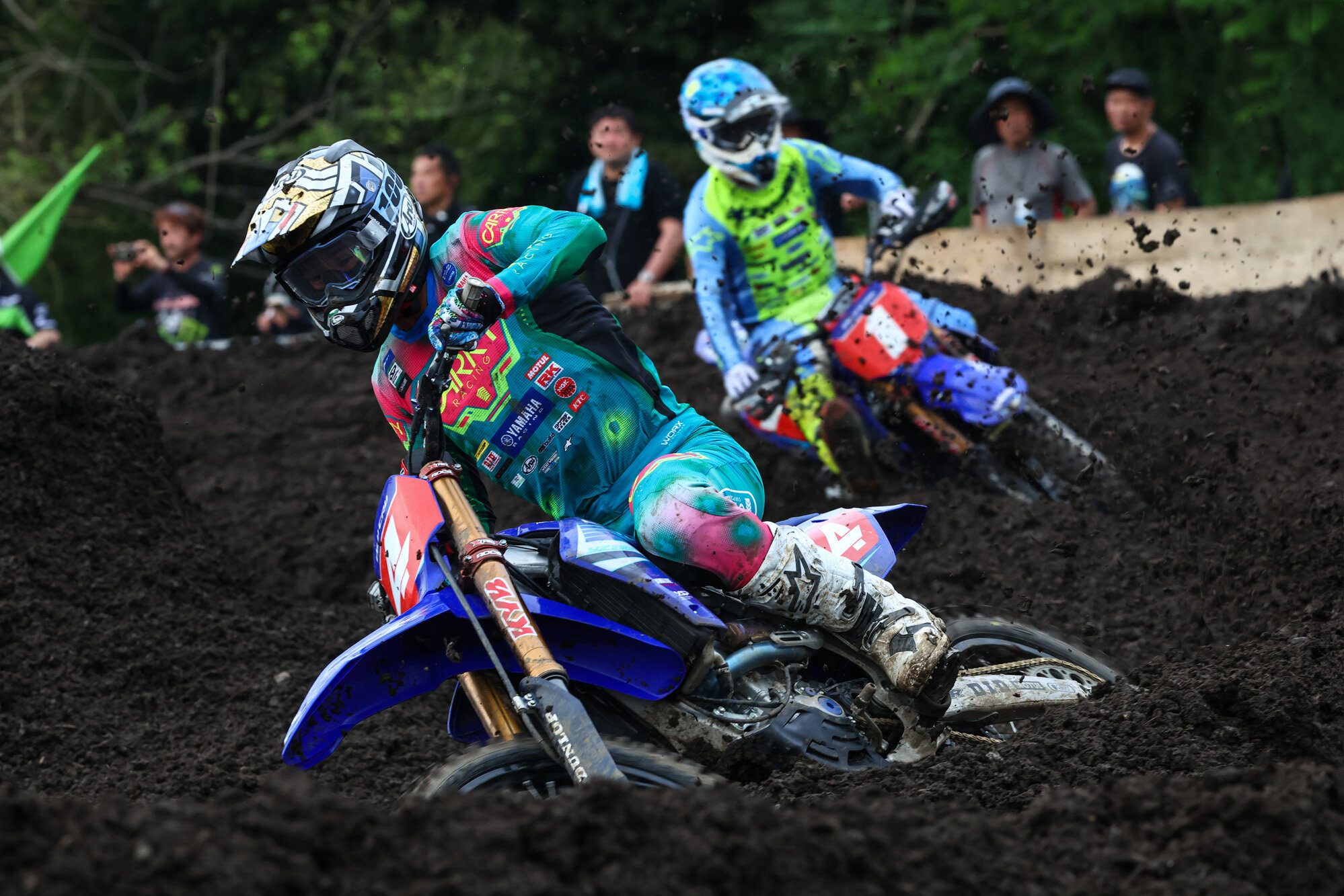 この中島選手を追う存在もしっかりと育っています。#3 田中淳也選手(YAMAHA BLU CRU RACING TEAM YSP浜松)です。