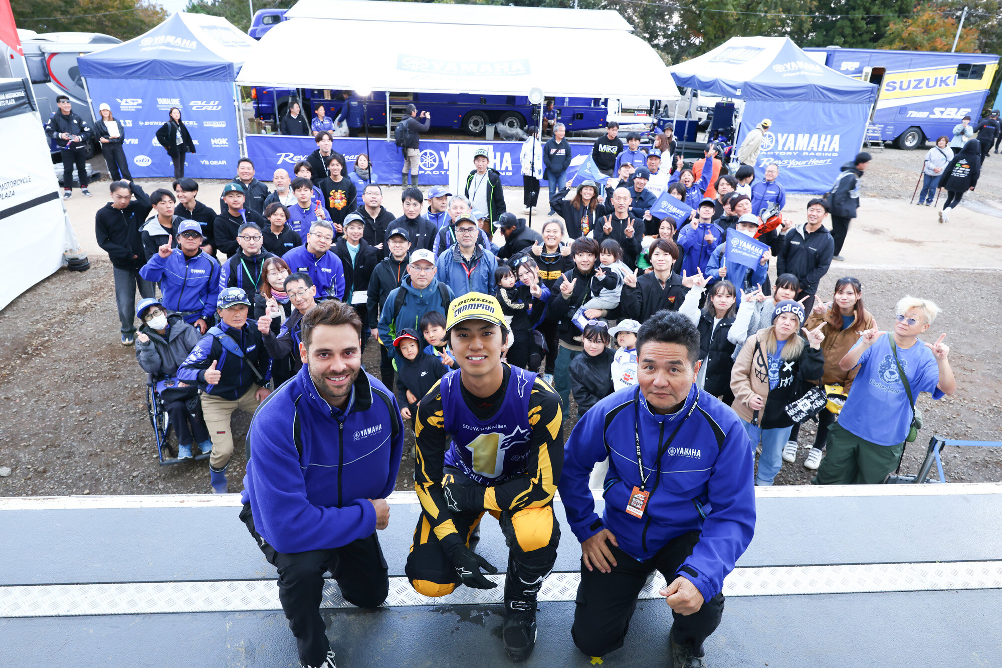今年も多くの勝利を積み上げましが、コースサイドで送られたたくさんの声援があったからこそ! 来シーズンもぜひヤマハライダーたちを会場で支えてください。<br />