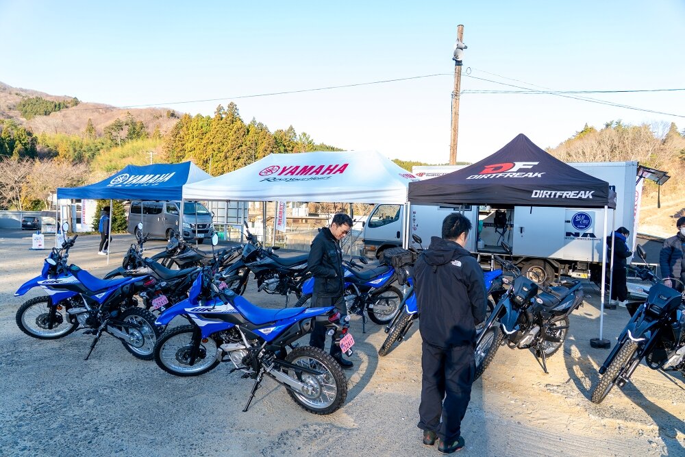 初心者やオフロードファン走行にもってこいの「モトスポーツランドしどき」にて開催しました。 