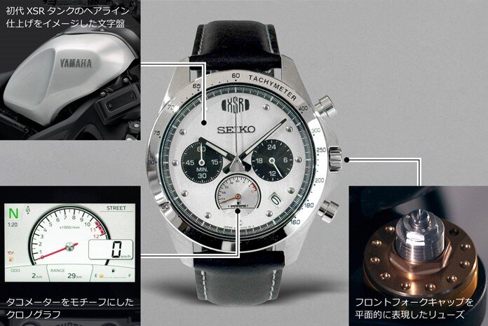 ウォッチはSEIKOコラボの逸品で、300本限定 