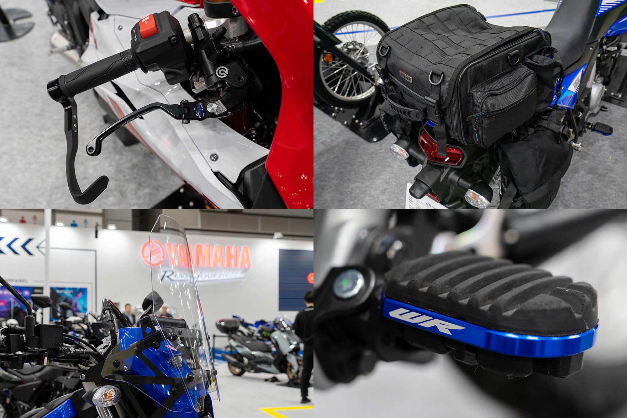 それぞれの車両には、モデルに合わせたアクセサリーを装着し