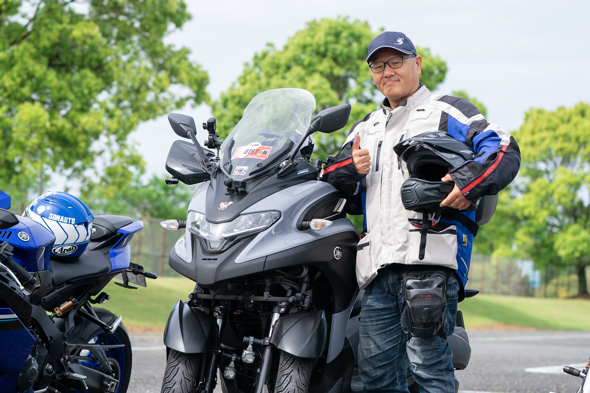 宮崎からお越しの「TRICITY300」のオーナーさん