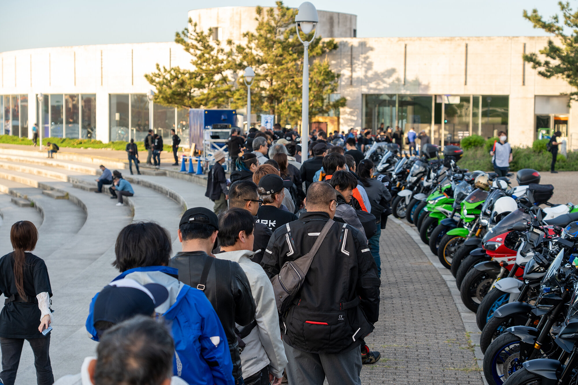開場直後にチェックインで並んでいただいた時間帯は