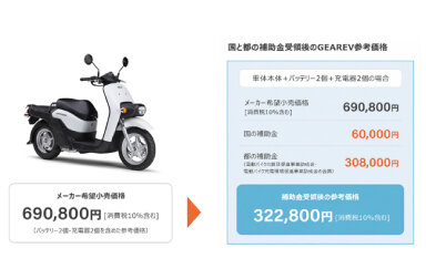 東京都民のみなさんは、ヤマハの電動スクーター購入の大チャンス！ ダブルで使えてお得な補助金・助成金情報をお知らせします。