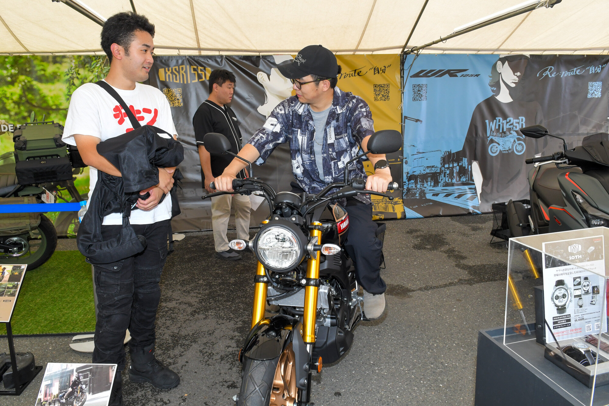 どんなモデルが気に入ったか会話を弾ませたり