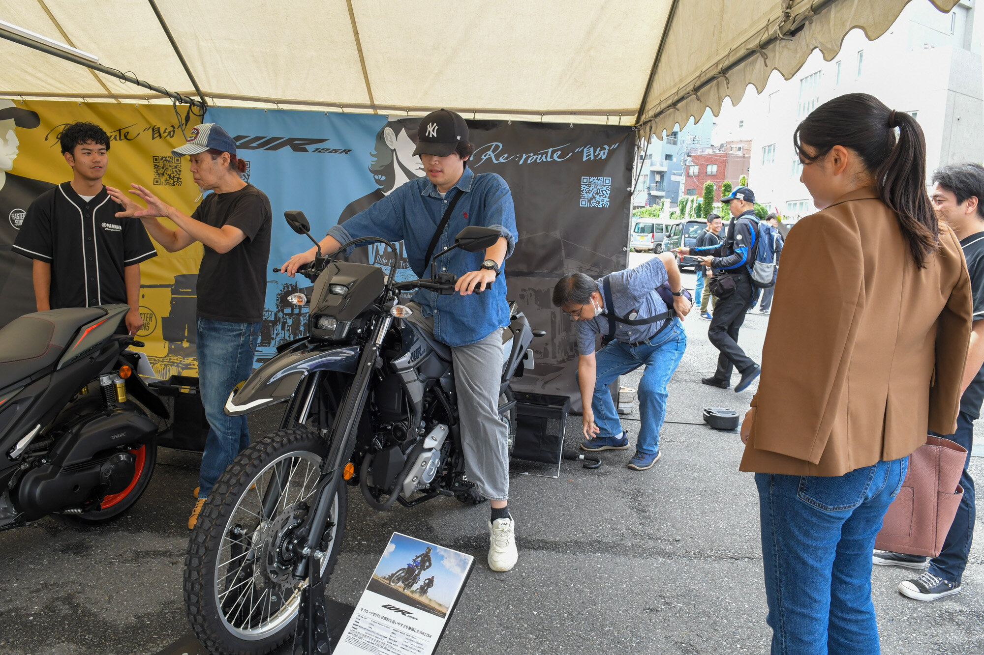 普段は250ccのオンロードバイクに乗られているという方