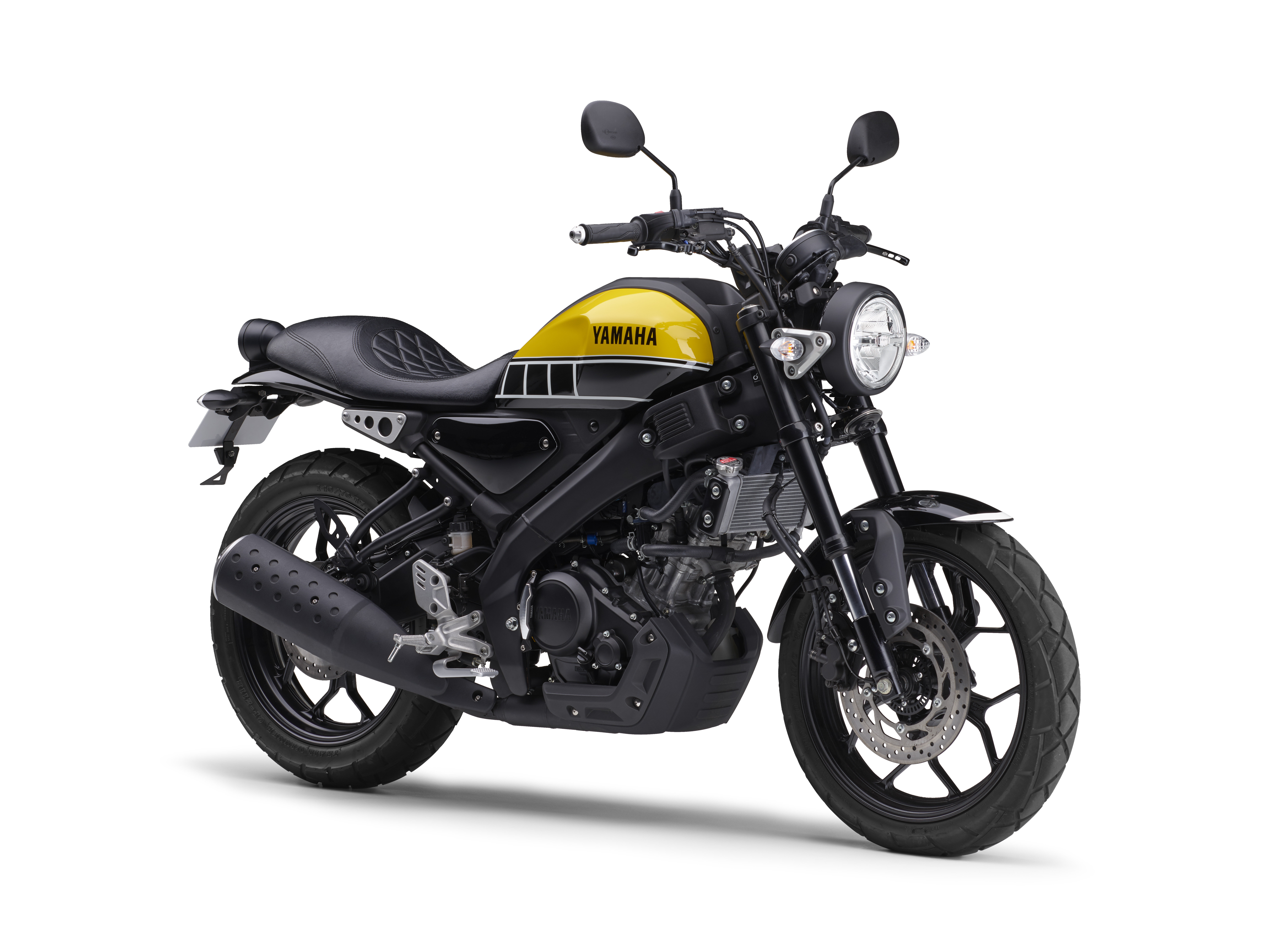 モーターサイクルショーで壇上展示されていたカスタム車