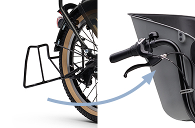 スタンド連動式ハンドルストッパー