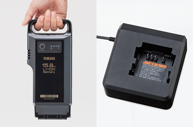 ヤマハ リチウムイオンバッテリー本体＋充電器 15.4Ah 明るけれ 