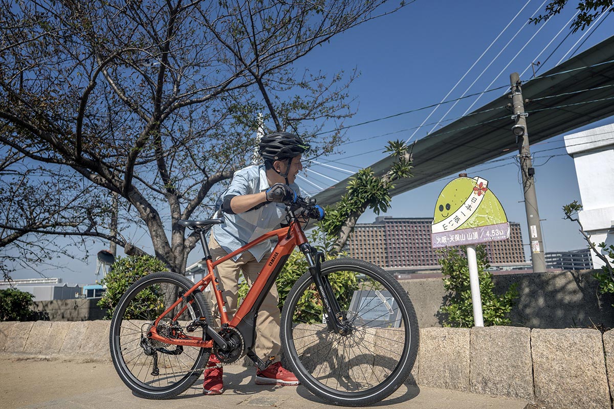 大阪限定　YAMAHA電動アシスト自転車　8.9Ah購入してすぐに走れる状態です