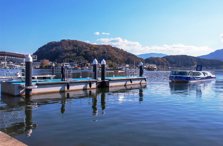 美浜町レイクセンター 遊覧船桟橋整備工事（福井県美浜町）