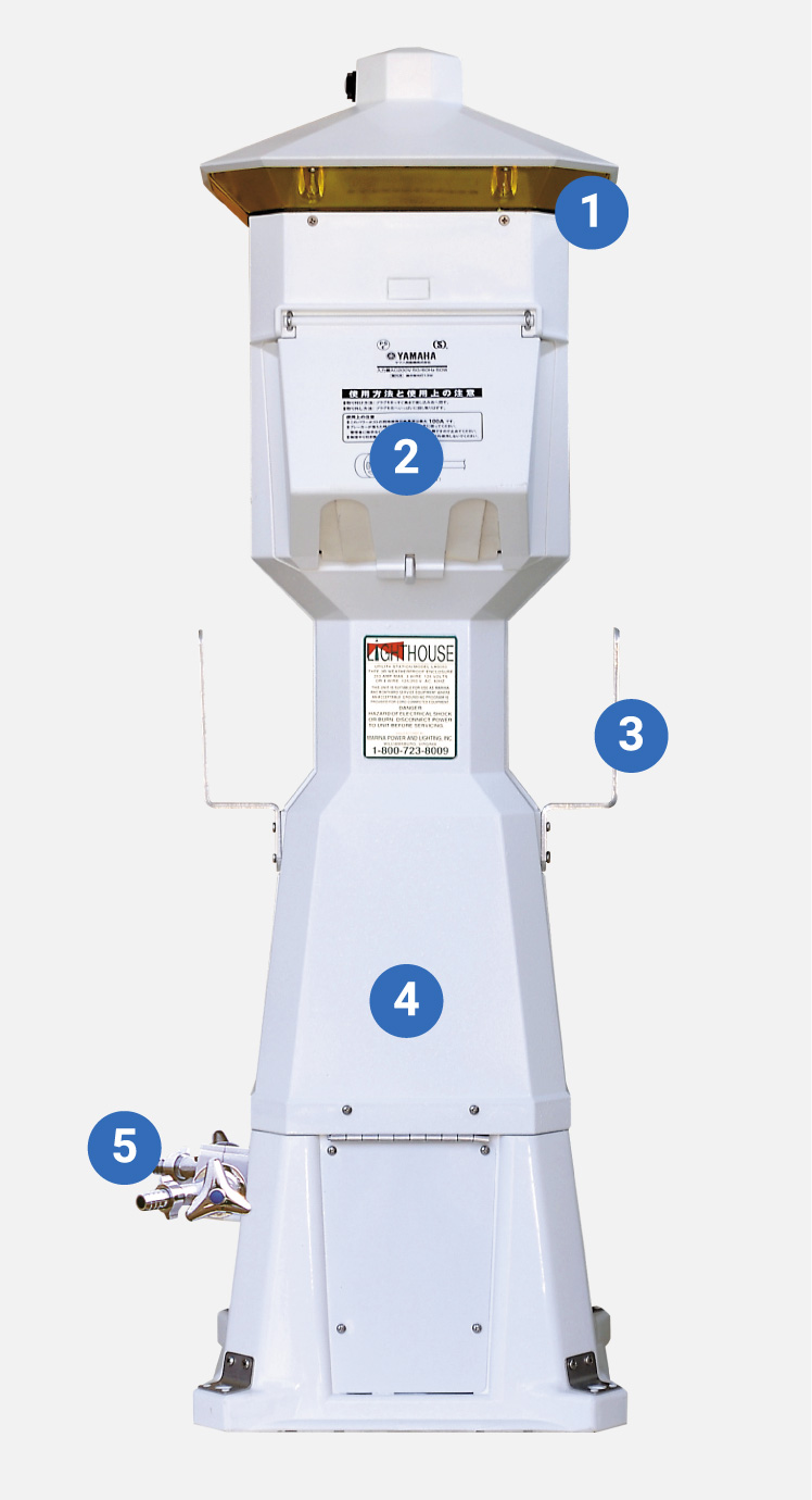 給電給水設備［ライトハウスパワーポスト］