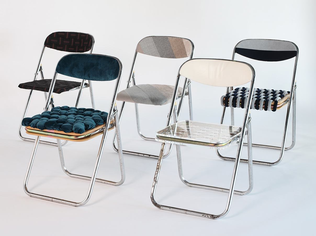 アップサイクルチェアの写真