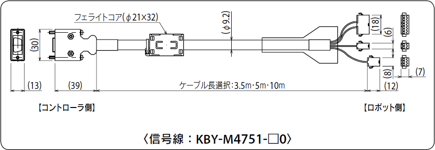 信号線：KBY-M4751-□0