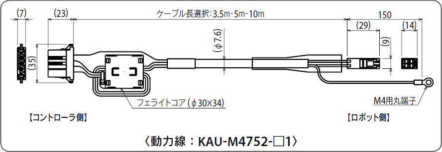 動力線：KAU-M4752-□1