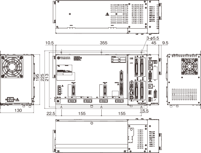 RCX340＋RCXiVY2+ 外観図