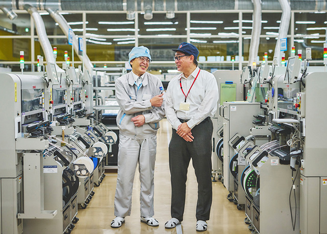 使えば使うほどメリットが増えていくヤマハ発動機のマシンで揃えたライン ワールド電子株式会社様