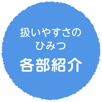 デザインのひみつ　各部紹介