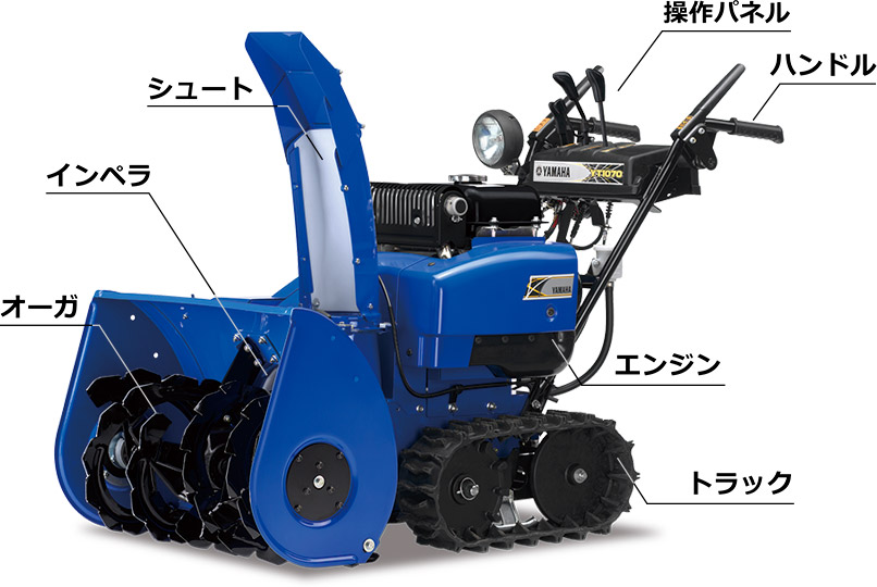 ヤマハ YAMAHA  除雪機用　トラックアッセンブリー　7XE-47110-10 旧型番7NN-47110-01 クローラーキャタピラ1個 - 5